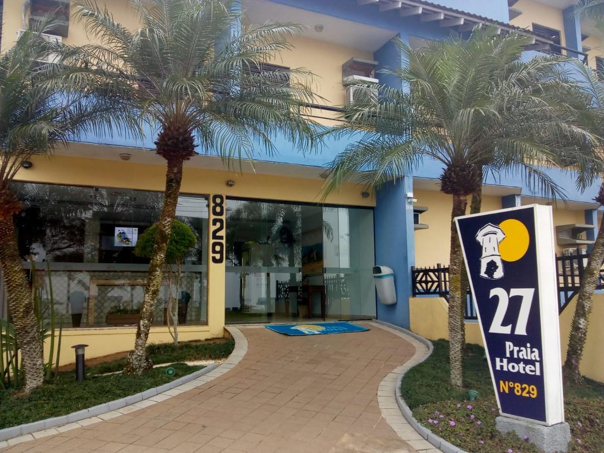 27 Praia Hotel - Frente Mar Bertioga Eksteriør billede
